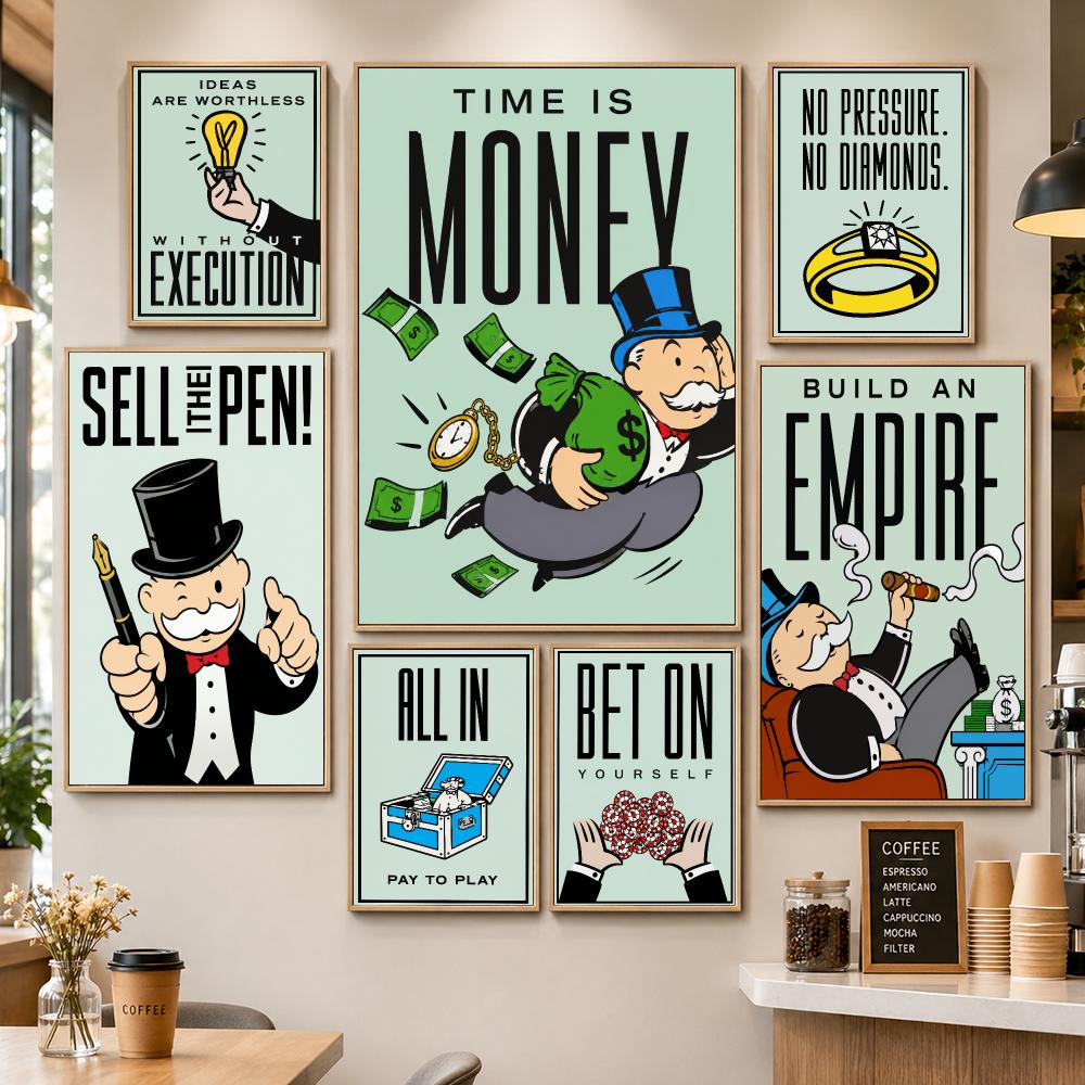 Board Game Cafe - Game Monopoly Board Game Poster PP