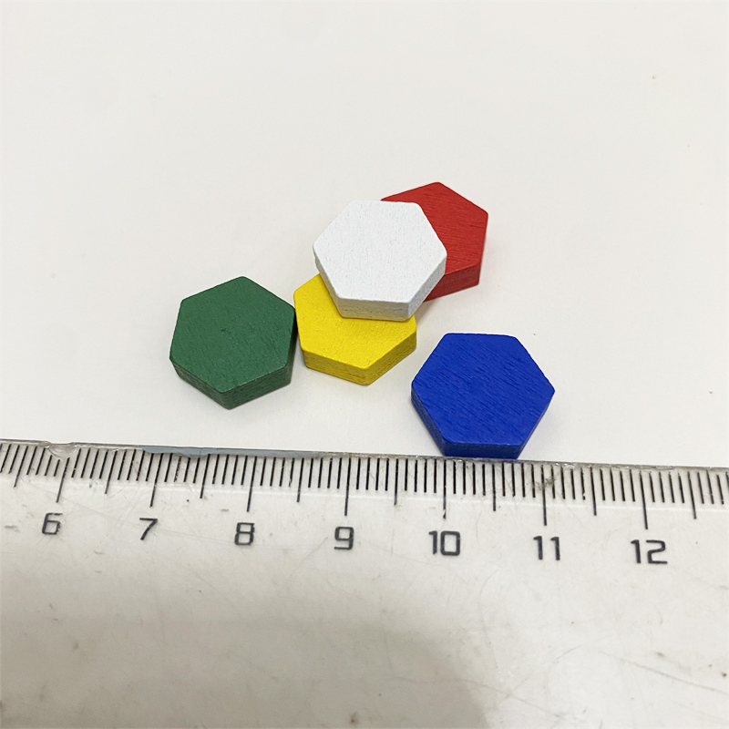 50 Pieces Wooden Hexagonal Pri - огляд і ціна Board Game Verdant