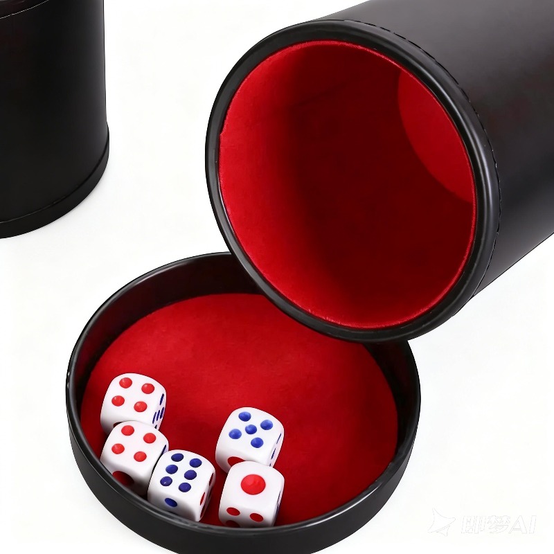 Orange Green Red Leather Dice  - огляд і ціна Board Game Yahtzee