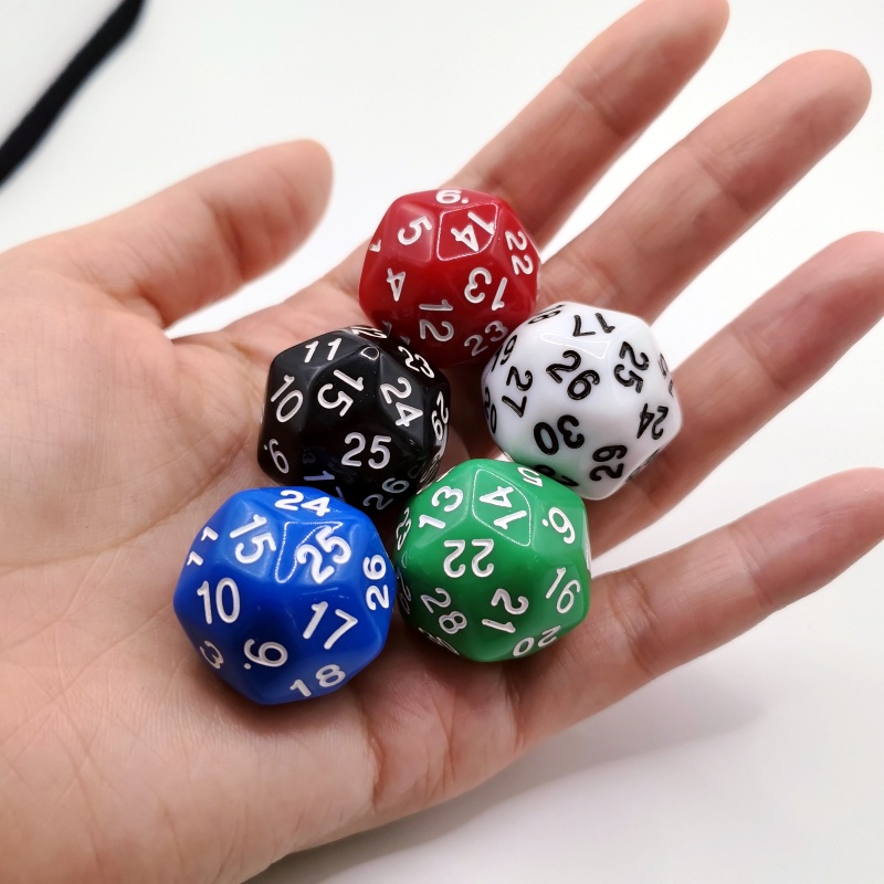 5pcs Cube 30 Sides D30 dungeon - огляд і ціна Board Game Yahtzee