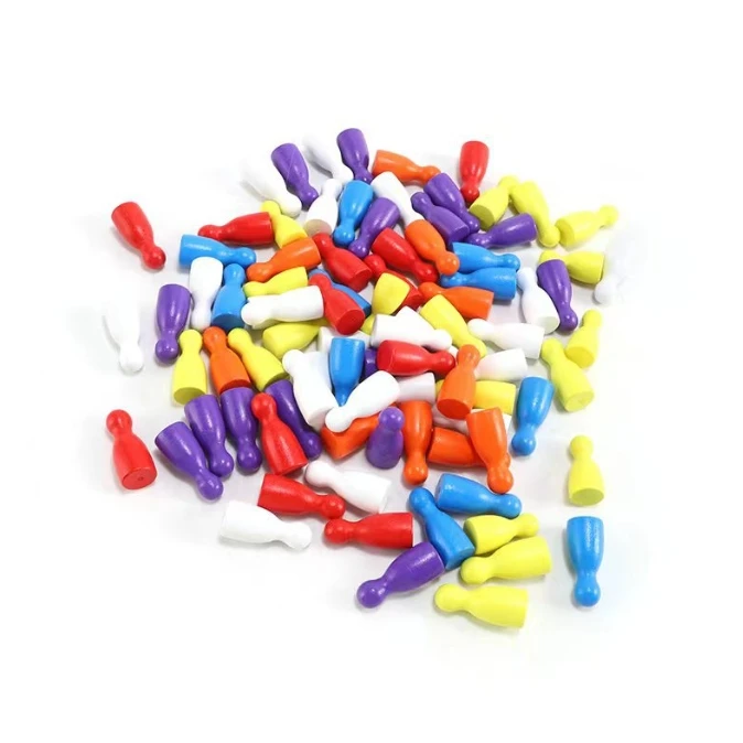 100 Pcs Colorful Wooden Chess  - огляд і ціна Board Game Verdant