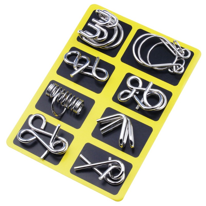 8 Pieces Metal Puzzle Set Clas - огляд і ціна Board Game Pdf