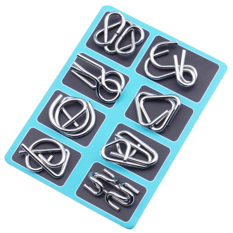 8 Pieces Metal Puzzle Set Clas - огляд і ціна Board Game Pdf