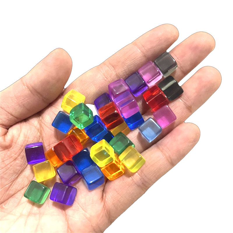 100pcs/set 8mm Clear Cube Dice - огляд і ціна Board Game Verdant