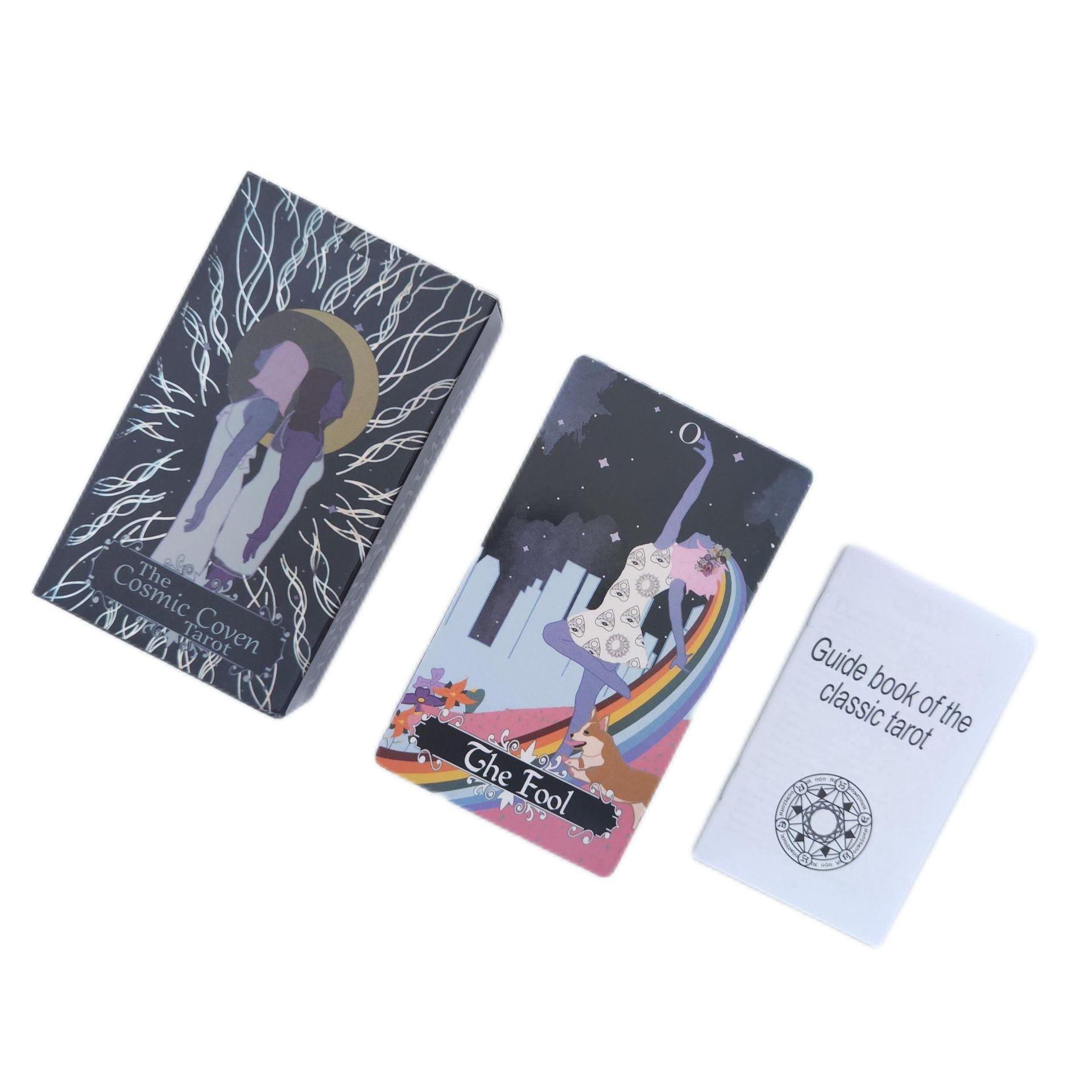 12x7cm The Cosmic Coven Tarot  - огляд і ціна Board Game Instruction