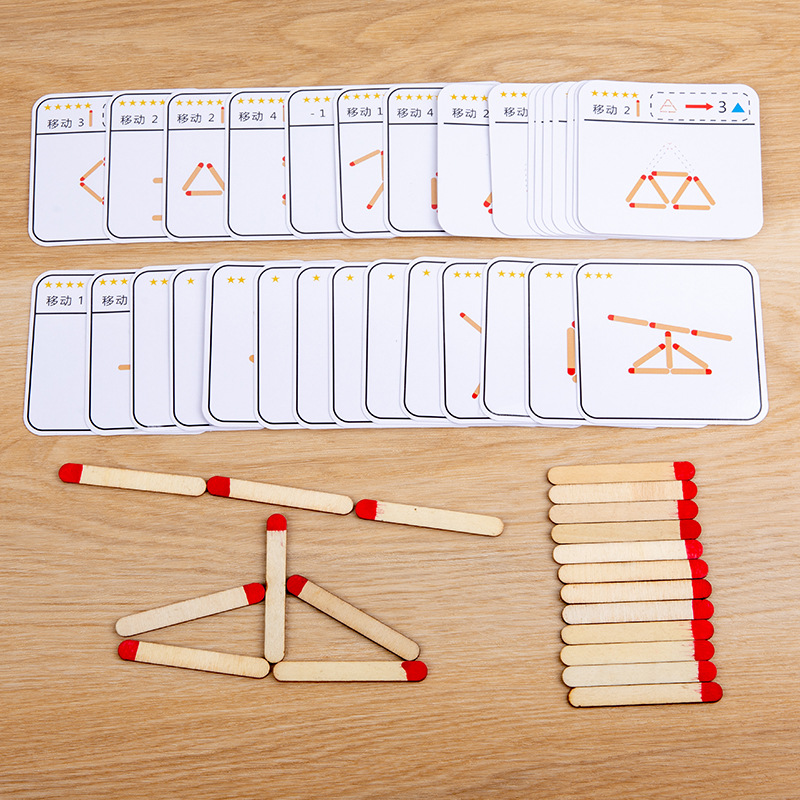 Montessori Matches Puzzles Gam - огляд і ціна Board Game Nature
