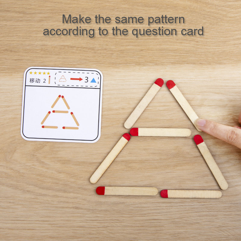 Montessori Matches Puzzles Gam - огляд і ціна Board Game Nature