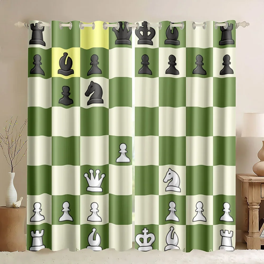 Chessboard  Window Curtains In - огляд і ціна Board Game Cafe
