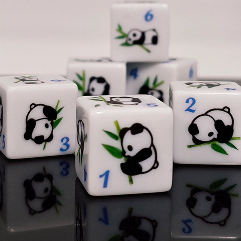 Panda Print 6-sided Game Dice  - огляд і ціна Board Game Print