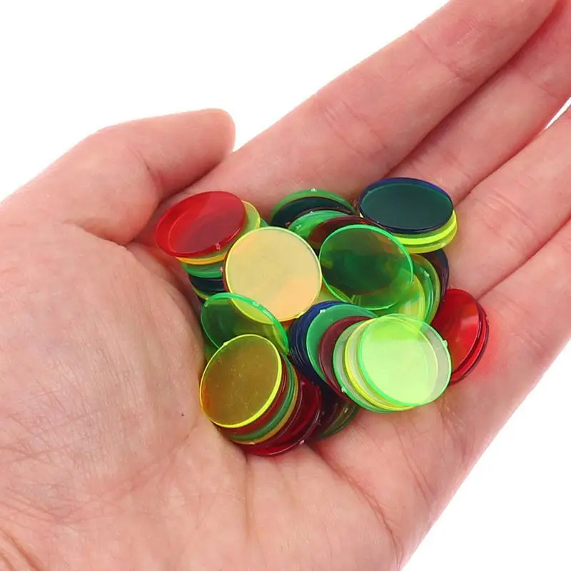 50/100/200pcs 19mm Chips Plast - огляд і ціна Board Game Verdant
