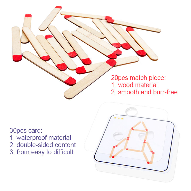Montessori Matches Puzzles Gam - огляд і ціна Board Game Nature