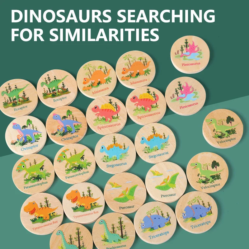 Memory Game Dinosaur Matching  - огляд і ціна Board Game Nature