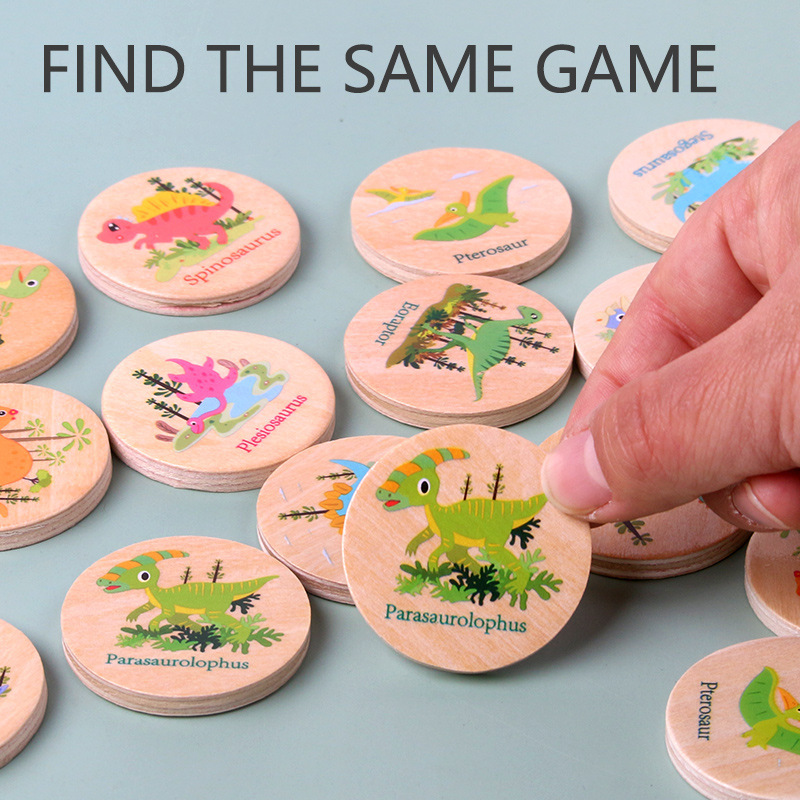 Memory Game Dinosaur Matching  - огляд і ціна Board Game Nature