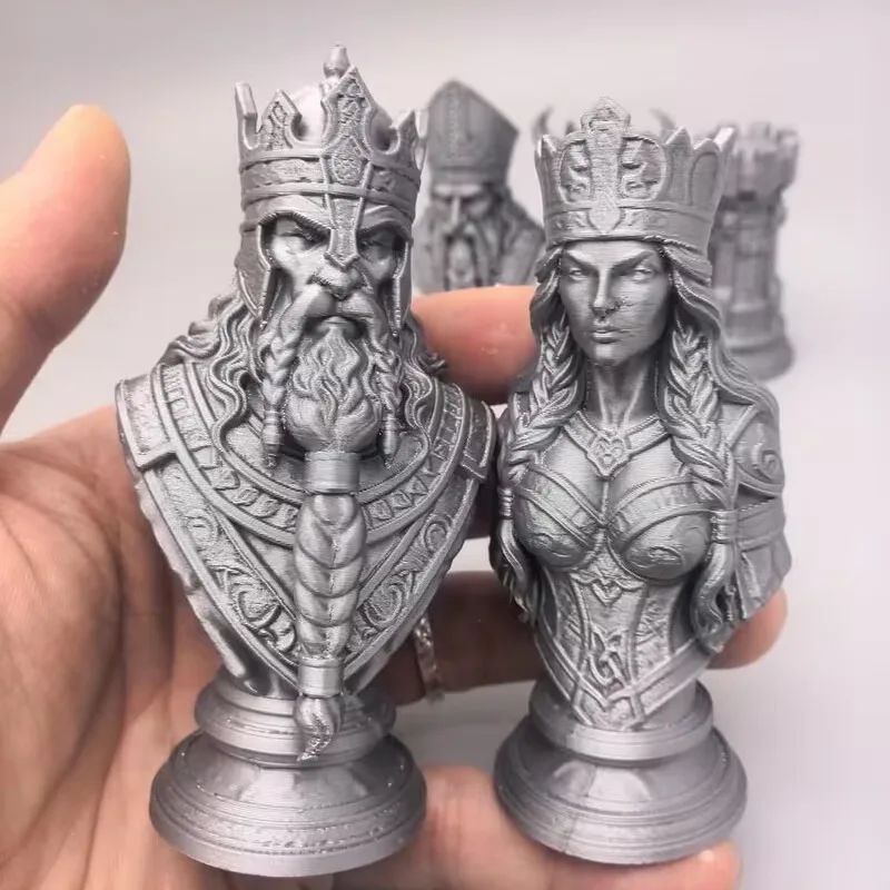 10cm 3D Printed Chess Pieces,  - огляд і ціна Board Game Print