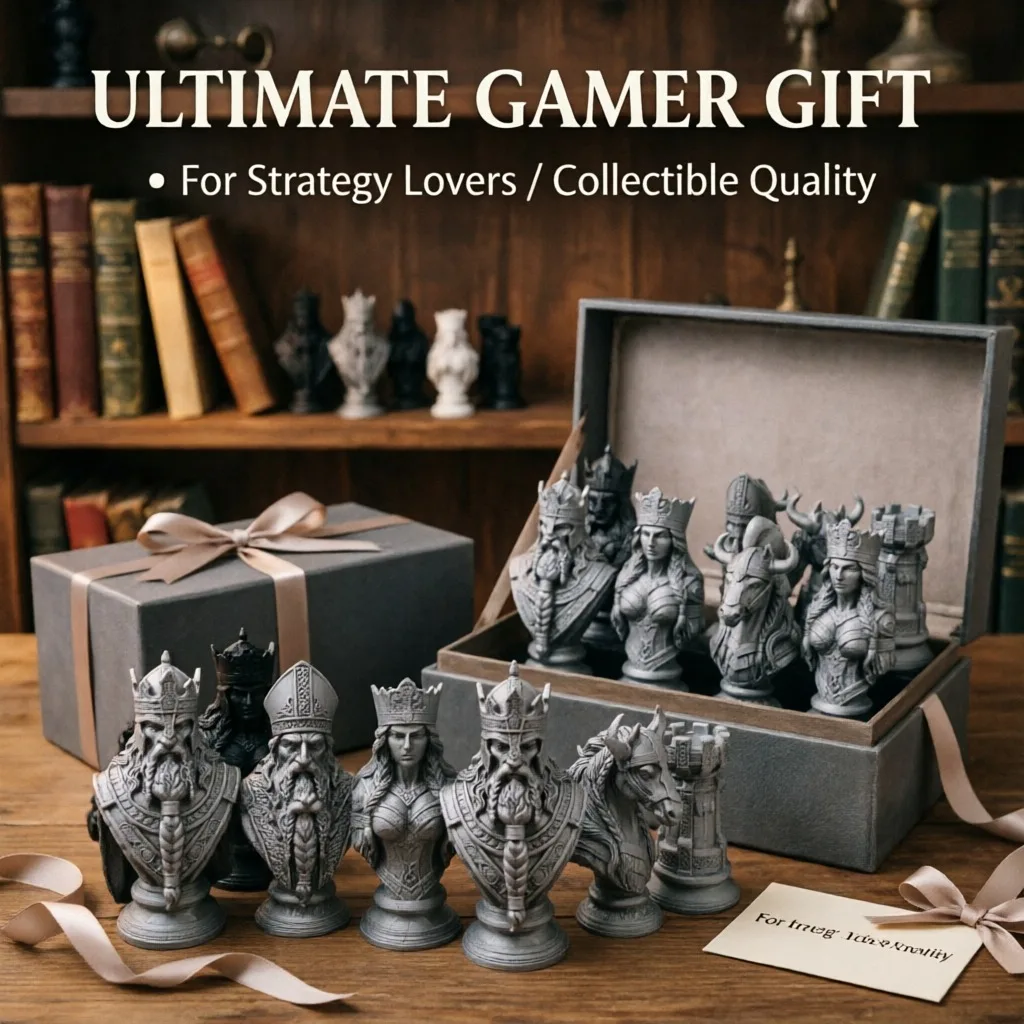 10cm 3D Printed Chess Pieces,  - огляд і ціна Board Game Print