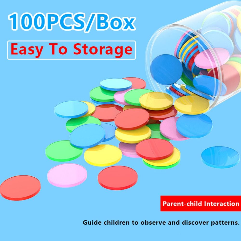 100pcs Plastic Counting Chips  - огляд і ціна Board Game Verdant