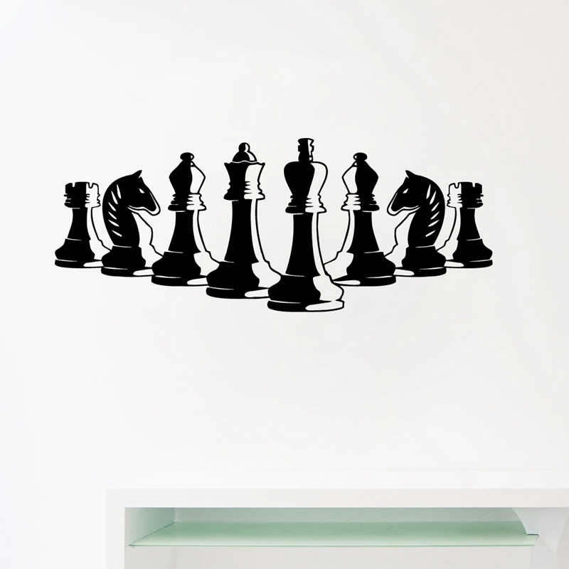 Chess Pieces Wall Decal Bedroo - огляд і ціна Board Game Wingspan