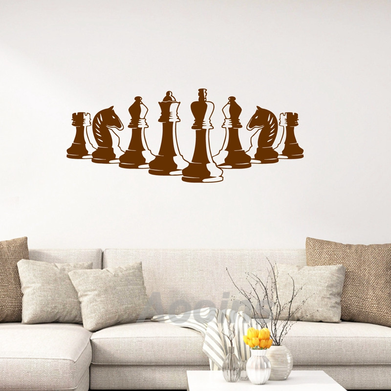 Chess Pieces Wall Decal Bedroo - огляд і ціна Board Game Wingspan