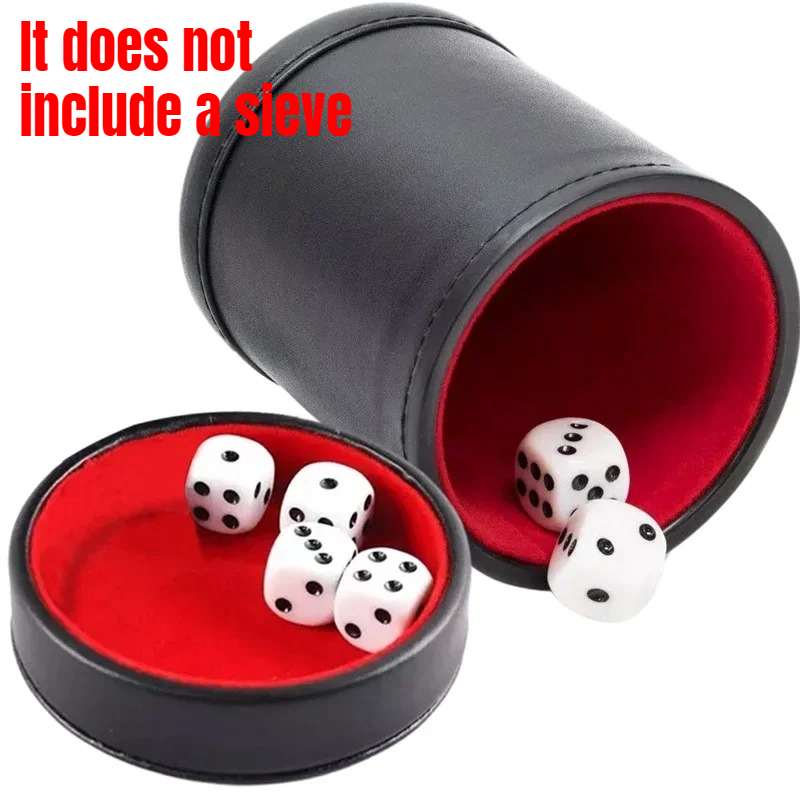 Dice Cup Set with Lid - Green/ - огляд і ціна Board Game Yahtzee