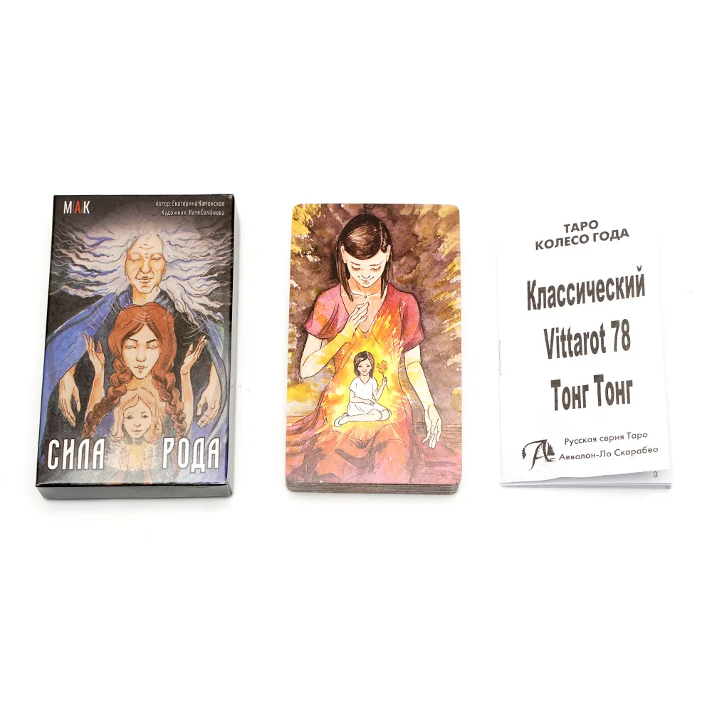 Chпa poдa Tapo Tarot cards Rus - огляд і ціна Board Game Instruction